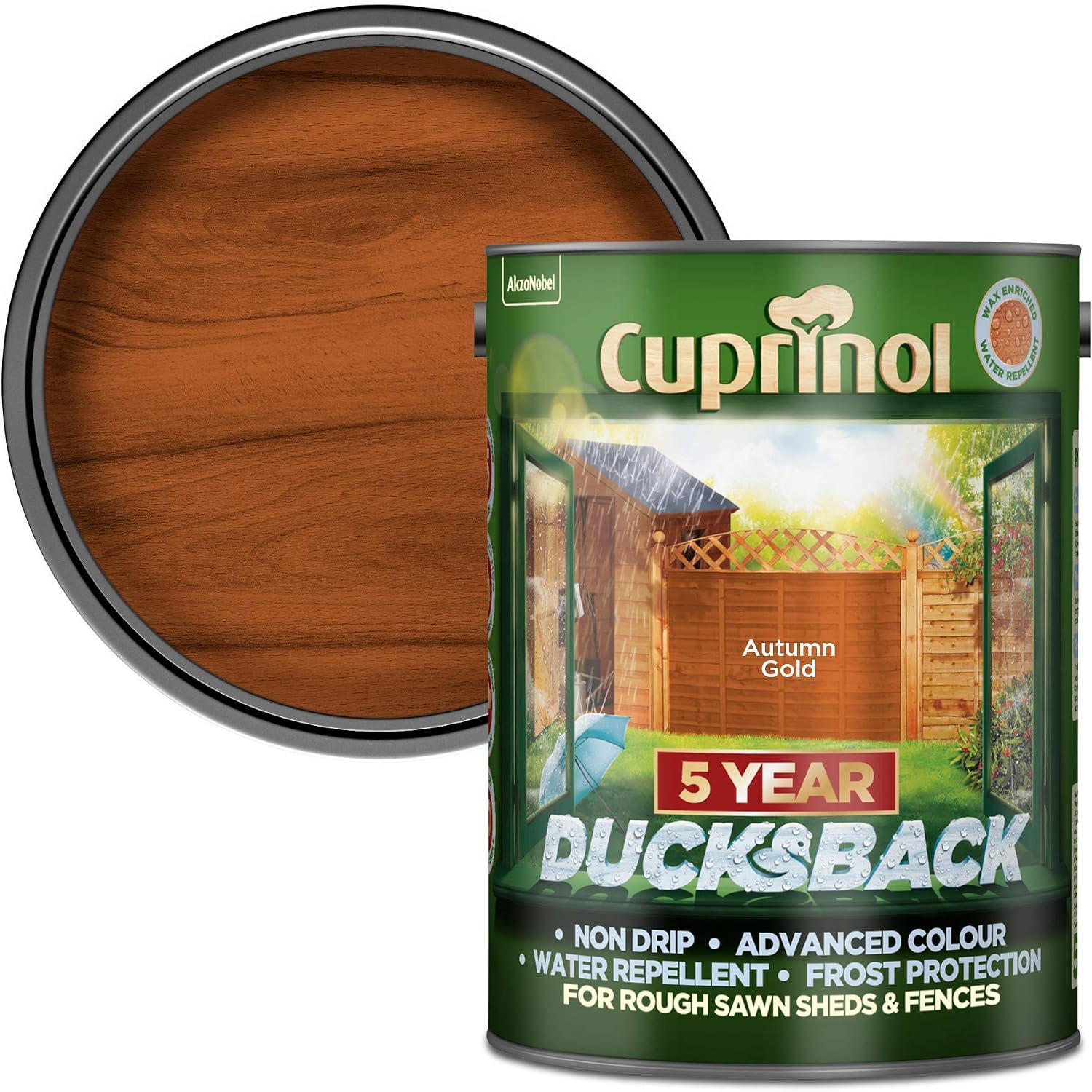 Cuprinol Ducksback 5 litre fence treatment